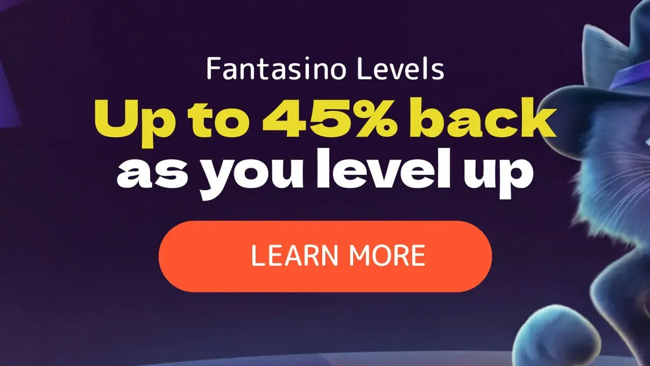 Fantasino welcome pack visual, €500 plus 200 extra spins on Big Bass Splash